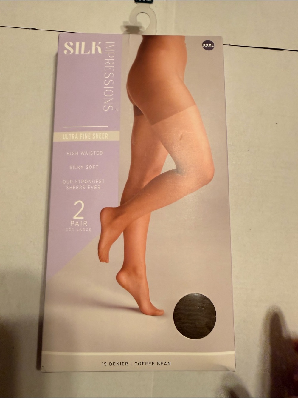 Impressions Silk Ultra Fine Sheer Tights‎ - Coffee Bean xxxl